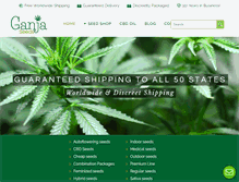 Tablet Screenshot of ganja-seeds.com